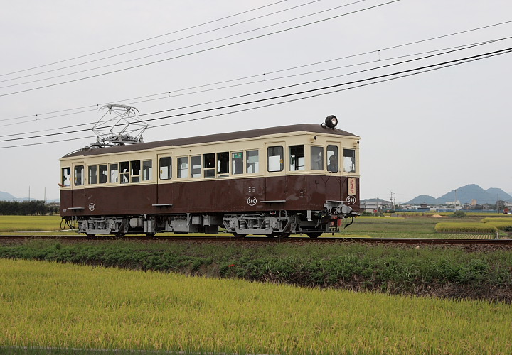 琴電５００号電車（円座～岡本）