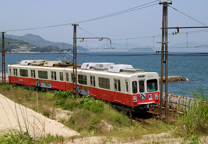 琴電６００形　ことちゃん源平号（塩屋～房前）