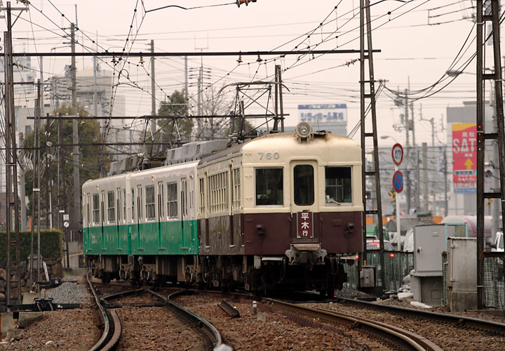 琴電７６０号（片原町～高松築港）