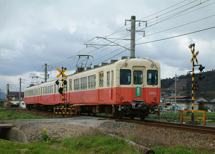 琴電　さよなら運転　１０５０形，１０６０形　円座～岡本