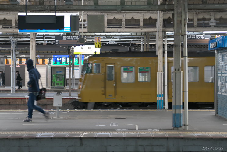 岡山駅６番ホーム