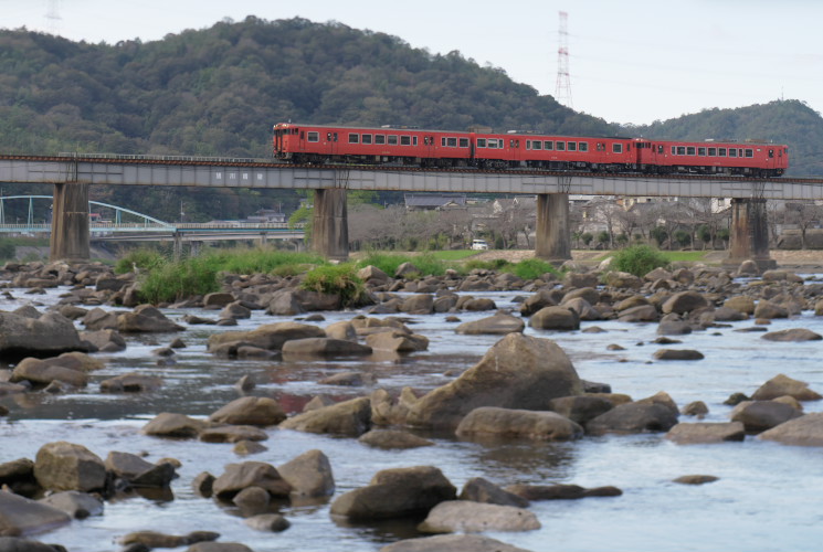 津山線旭川橋梁