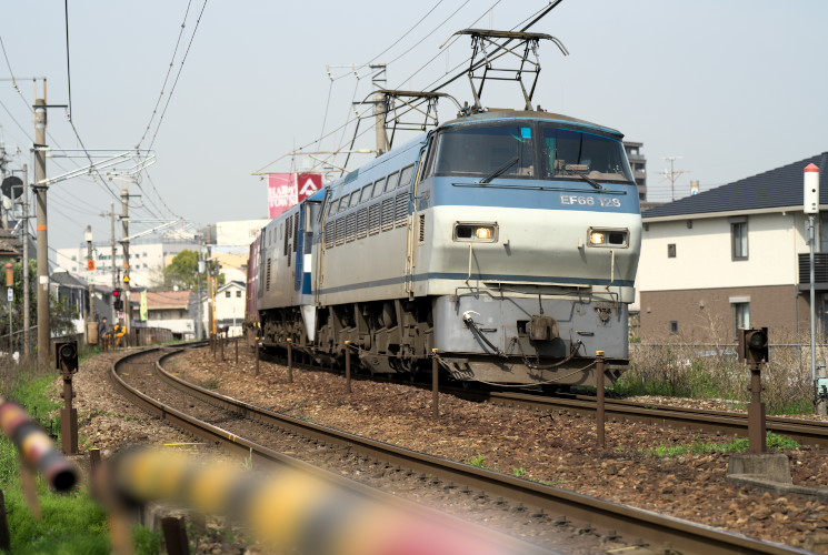 ＥＦ６６　１２８（２０７７レ）西川原～岡山