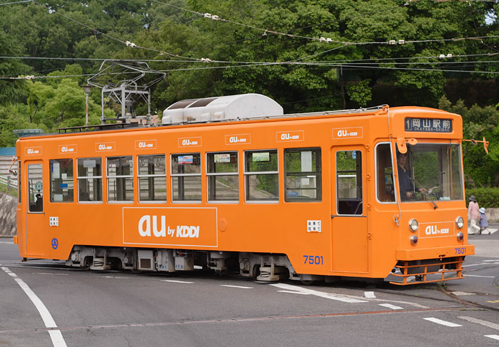 岡山電軌７４０１号