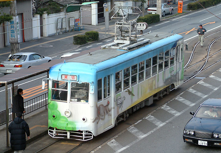 岡山電軌３０００形（３００５号屋上）