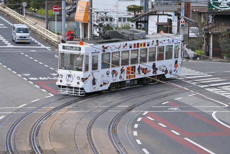 岡山電気軌道７００１（門田屋敷付近）