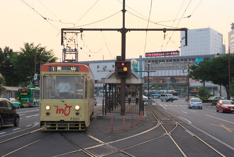 ７２０１号（岡山駅前）