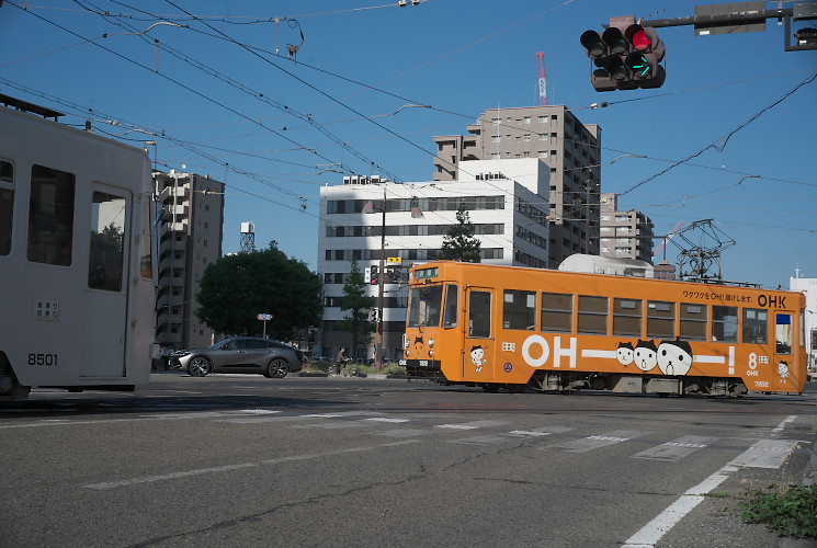 岡山電軌７２０２号（柳川）