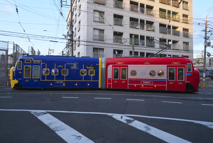 チャギントン電車（東山車庫）