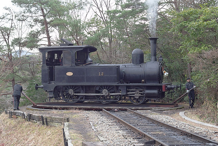 尾西鉄道１２号機関車（博物館明治村）