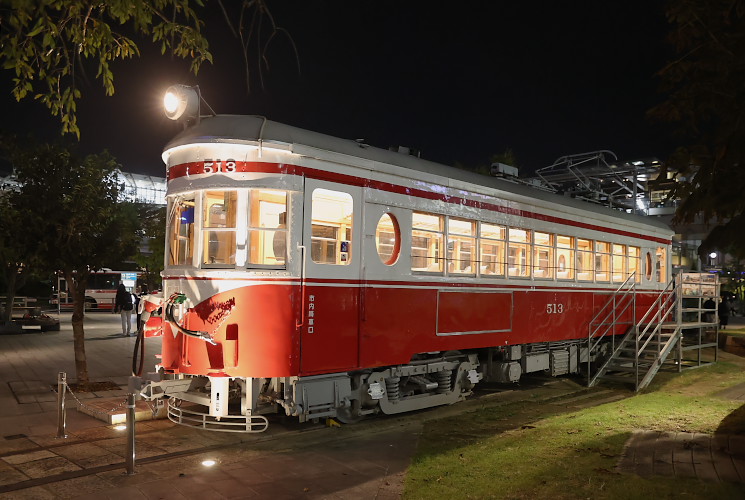 名古屋鉄道美濃町線５１３（岐阜駅北口広場）