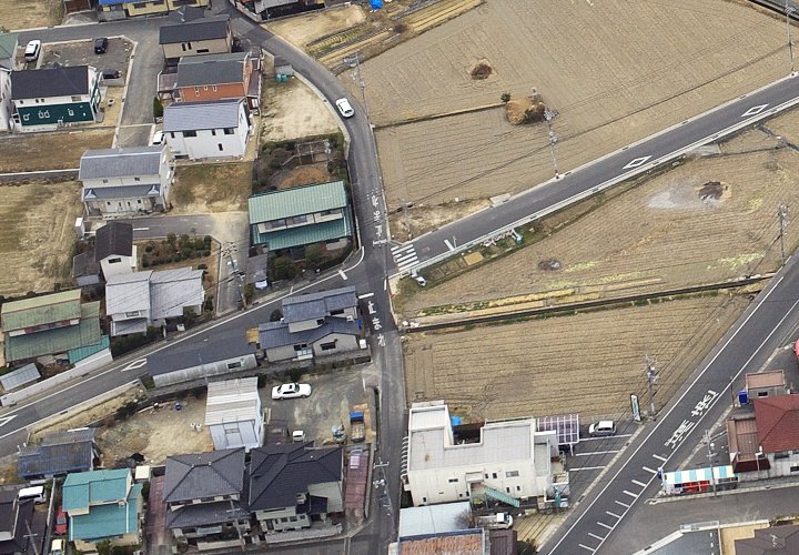 西大寺鉄道廃線跡(大師駅付近)
