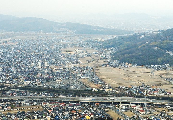 西大寺バスターミナル付近