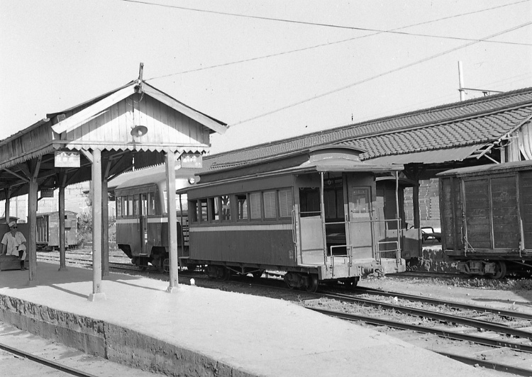 財田駅入換作業