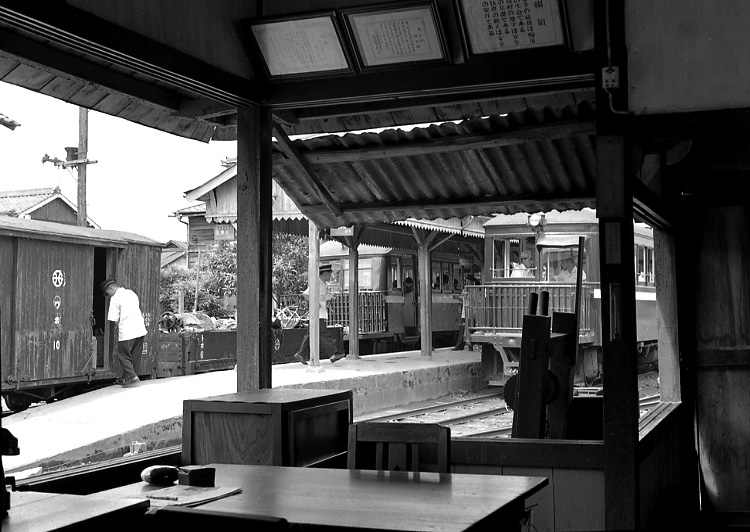 駅長室（財田駅）西大寺鉄道