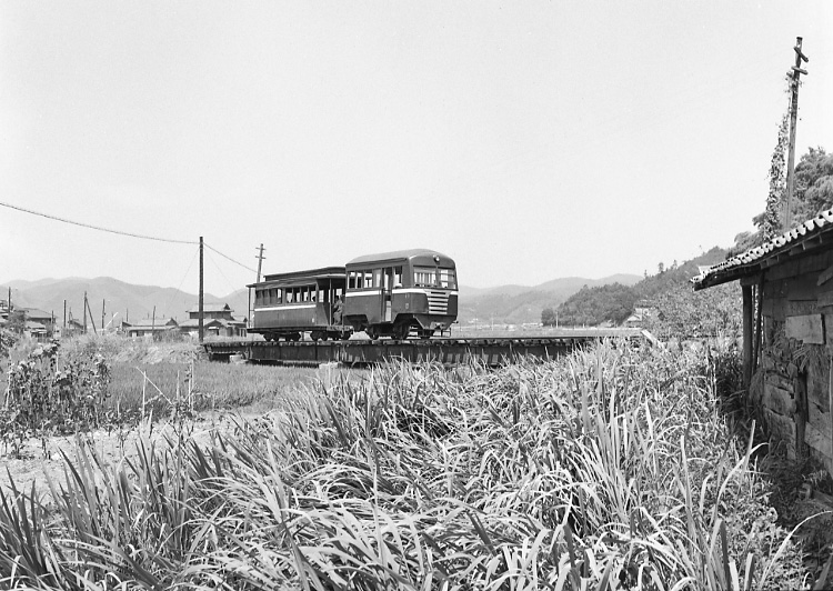 大多羅～広谷（西大寺鉄道）１９６０年代