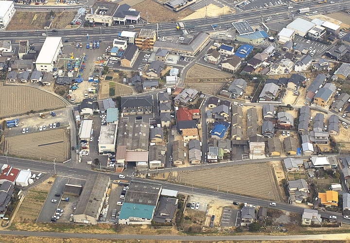 三蟠鉄道跡地（上平井停留場付近）