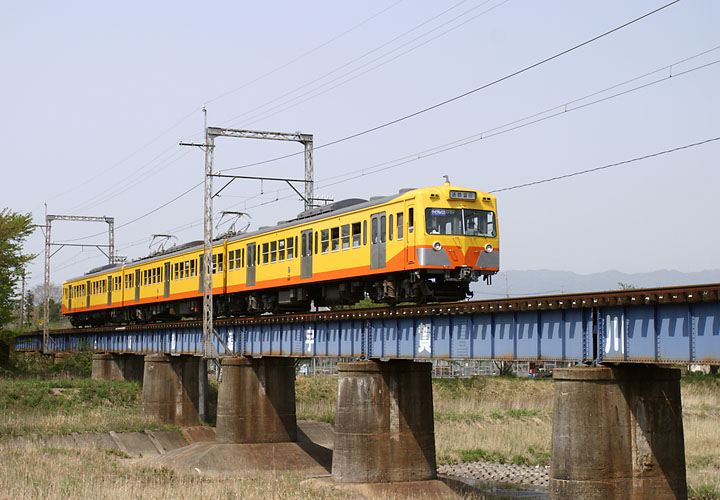 三岐鉄道宇賀川橋梁（三里～大安）