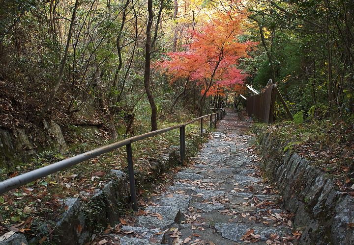 中国稲荷山鋼索鉄道跡