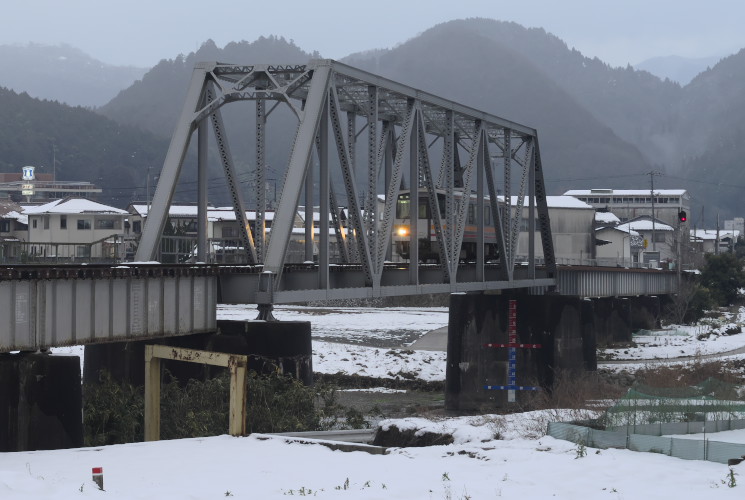 姫新線旭川橋梁（岡山県真庭市）