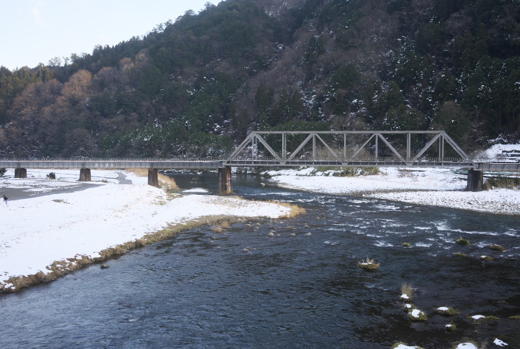 姫新線旭川橋梁（岡山県真庭市）