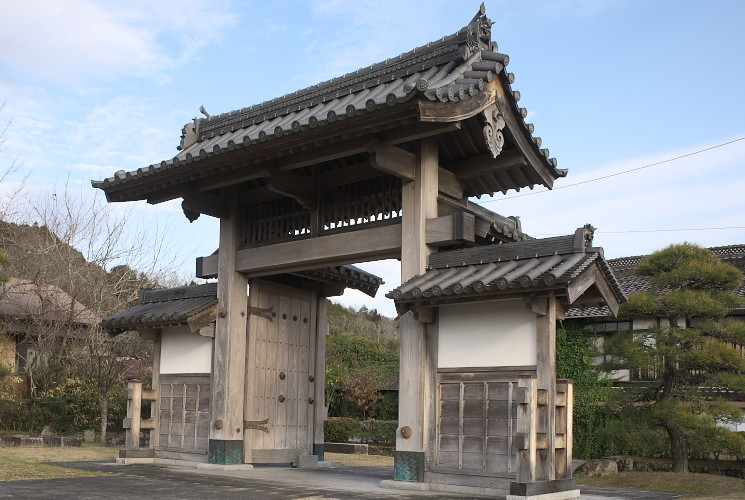 出雲街道 土居宿 西惣門（岡山市東区）