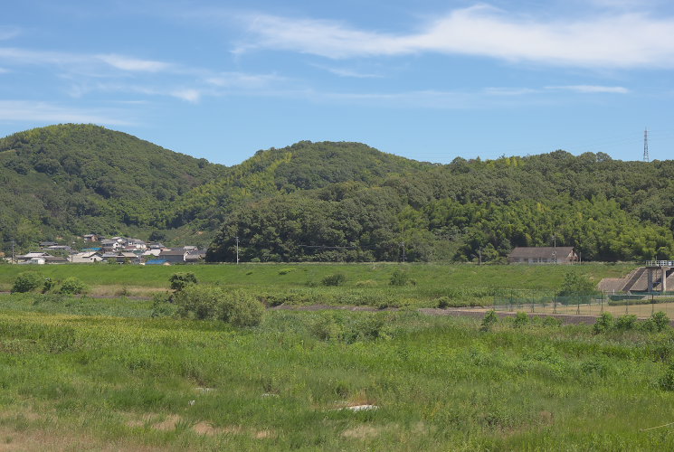 金蔵山古墳（遠望）