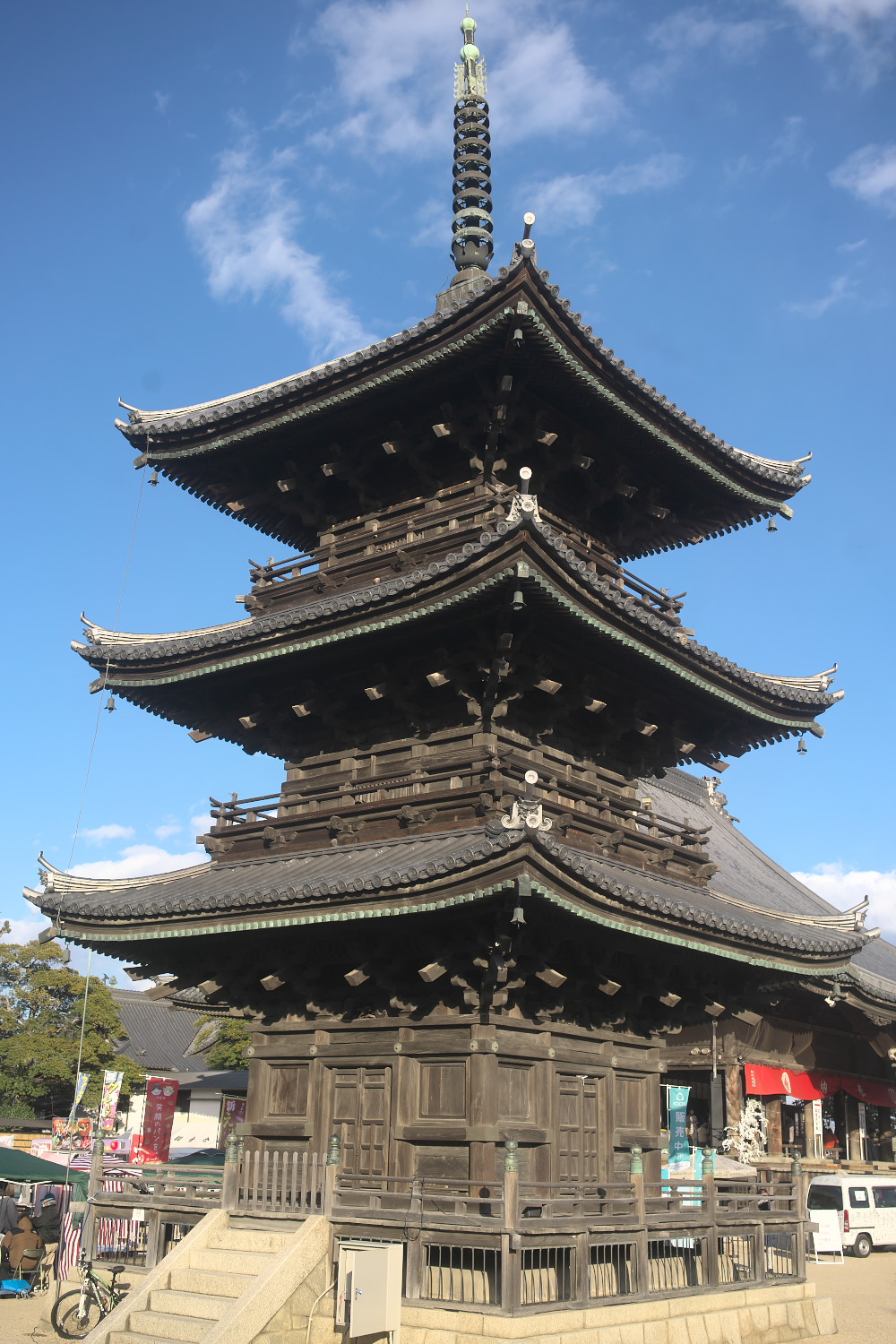 西大寺観音三重塔（岡山市東区）