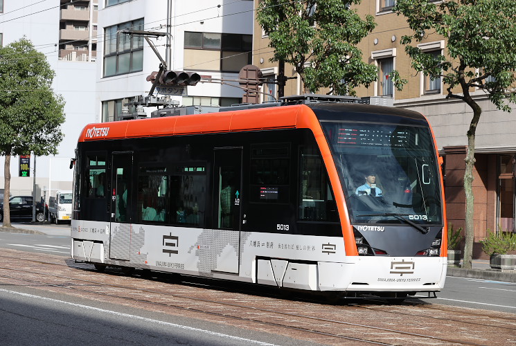 伊予鉄道５０１３（松山市一番町）