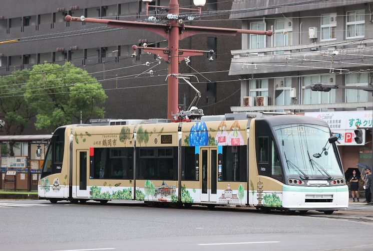 鹿児島市交通局　２１１１形　２１１１号電車（高見馬場～天文館通）